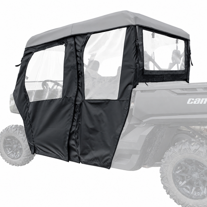 Can-Am Defender MAX Full Doors & Rear Windshield Enclosure | 3 Star UTV