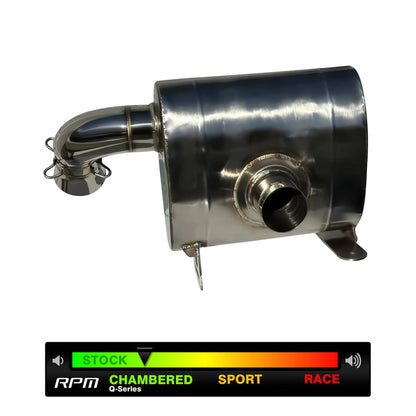 Can-Am Maverick R 3" Chambered Q-Series Muffler Exhaust System RPM Powersports