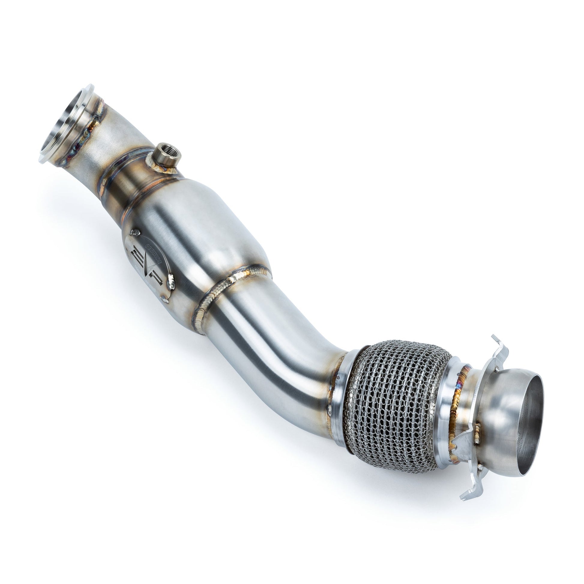 Can-Am Maverick R 3" Down Pipe Exhaust with Bullet Muffler Evolution Powersports