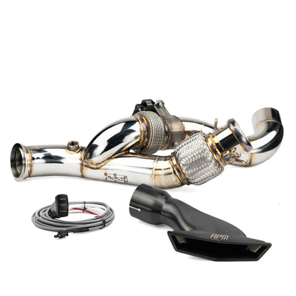 Can-Am Maverick R 3" E-Valve Mid Pipe Exhaust (Electronic Dump Valve) RPM Powersports