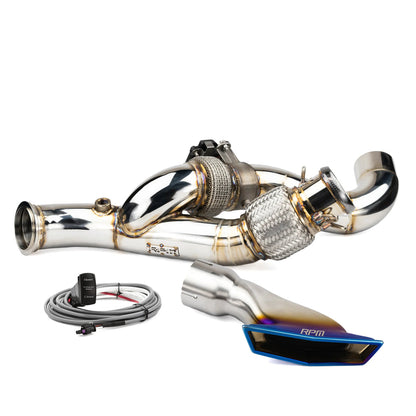 Can-Am Maverick R 3" E-Valve Mid Pipe Exhaust (Electronic Dump Valve) RPM Powersports