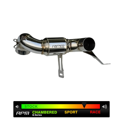 Can-Am Maverick R 3" Slip-On Muffler Delete Race Pipe RPM Powersports