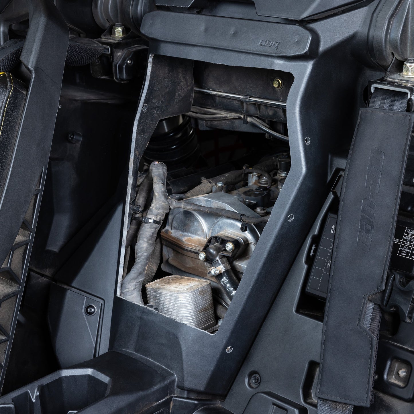 Can-Am Maverick R Engine Access Panel Evolution Powersports