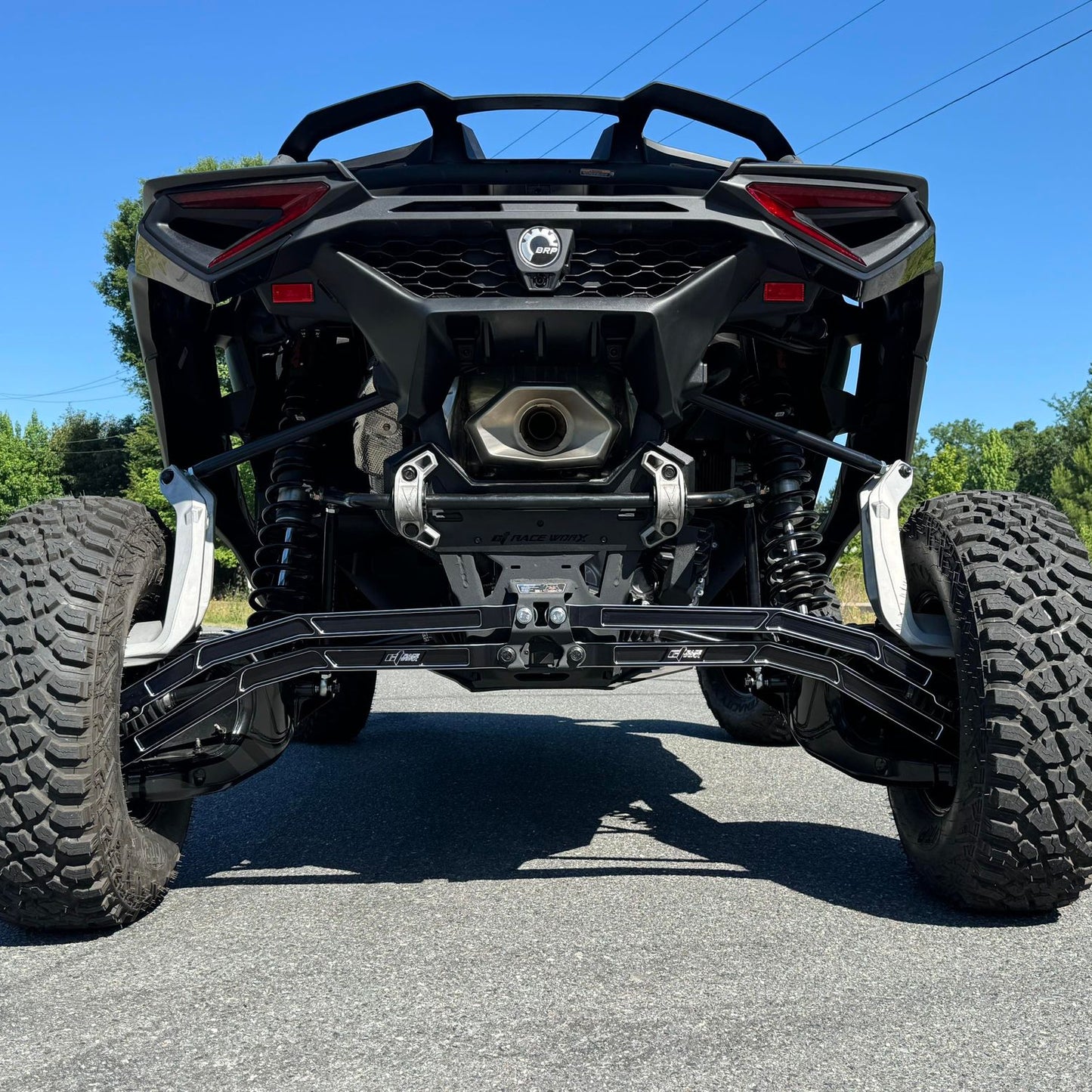 Can-Am Maverick R Pro Rock High Clearance Billet Radius Rod Kit CT Race Worx
