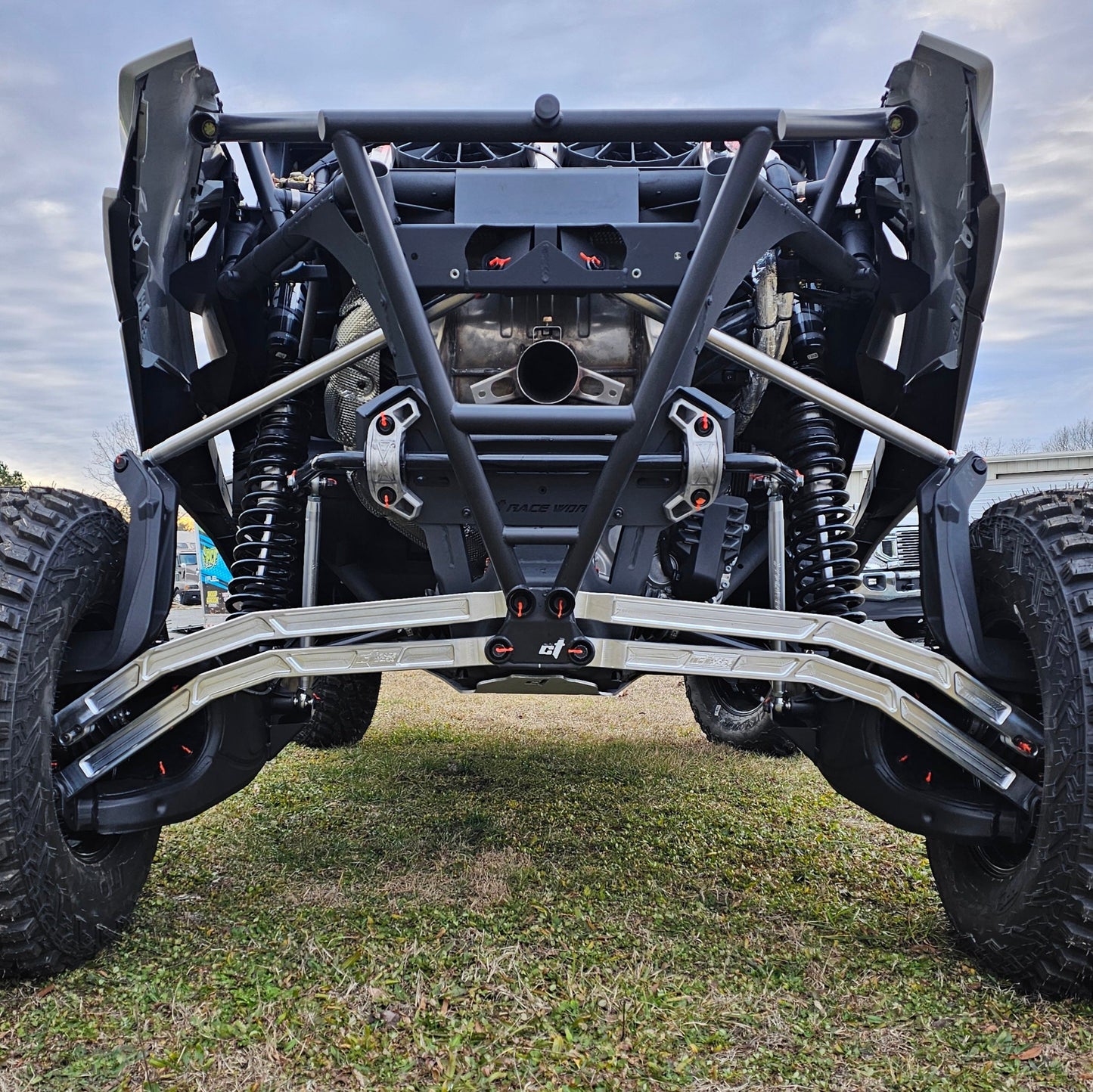 Can-Am Maverick R Pro Rock High Clearance Billet Radius Rod Kit CT Race Worx