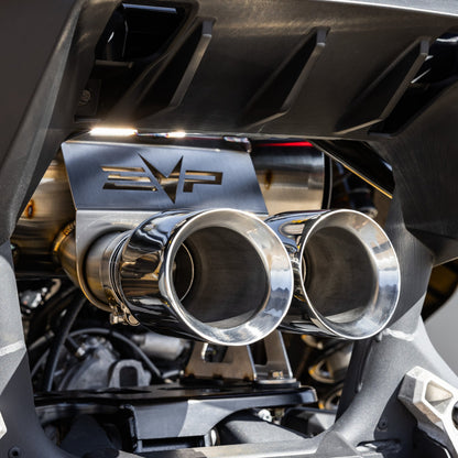 Can-Am Maverick R Racing Dynamic Twin Exit Muffler Evolution Powersports