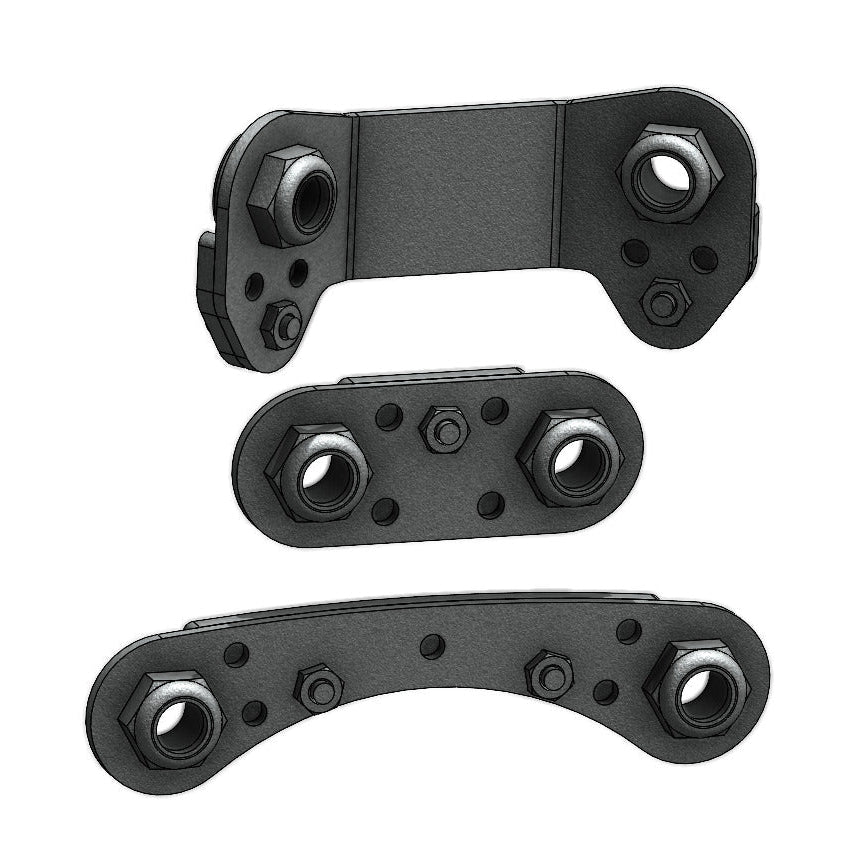 Can-Am Maverick R Rear Radius Rod Race Plates CT Race Worx