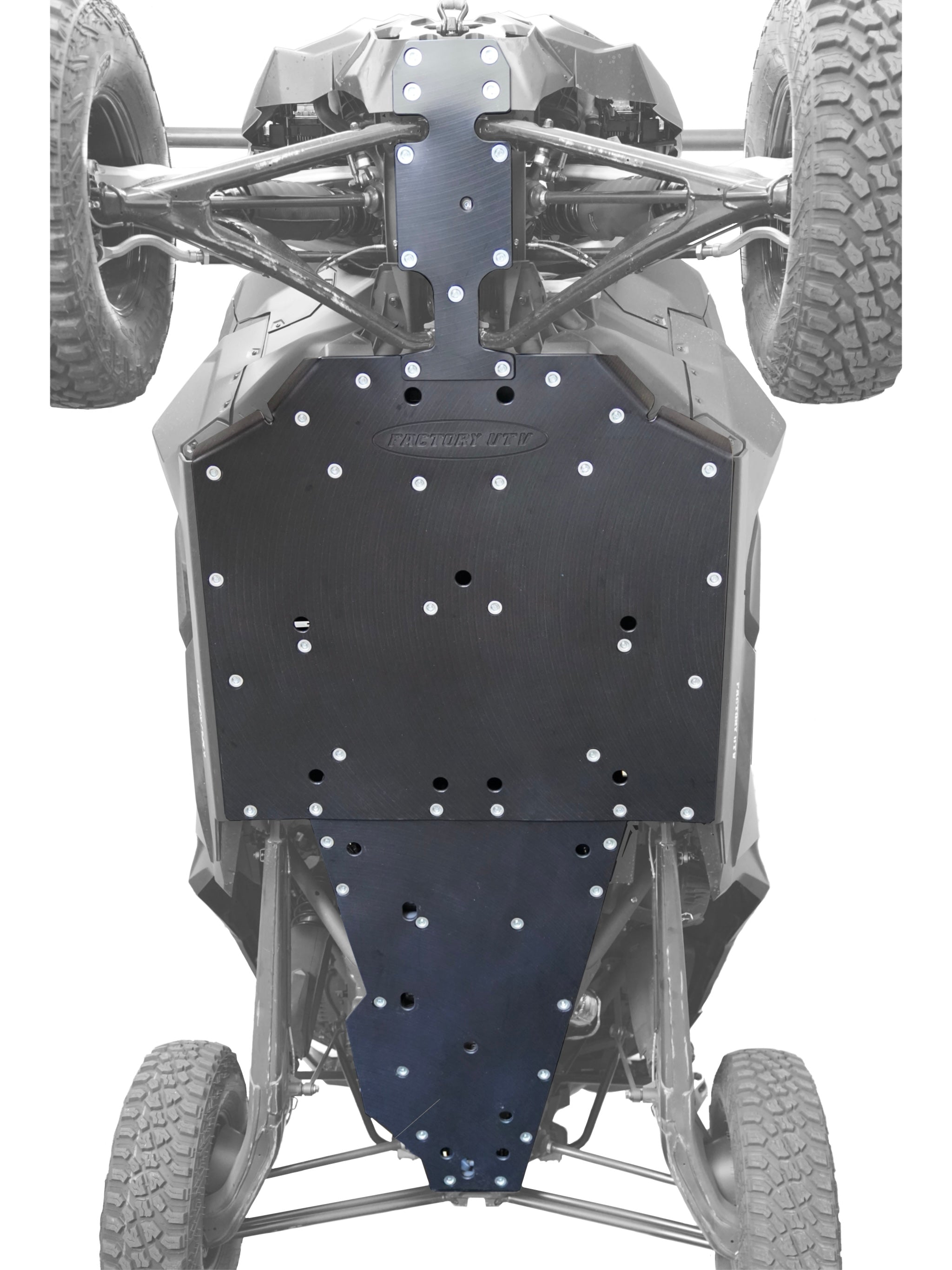 Can-Am Maverick R UHMW Skid Plate by Factory UTV, front view