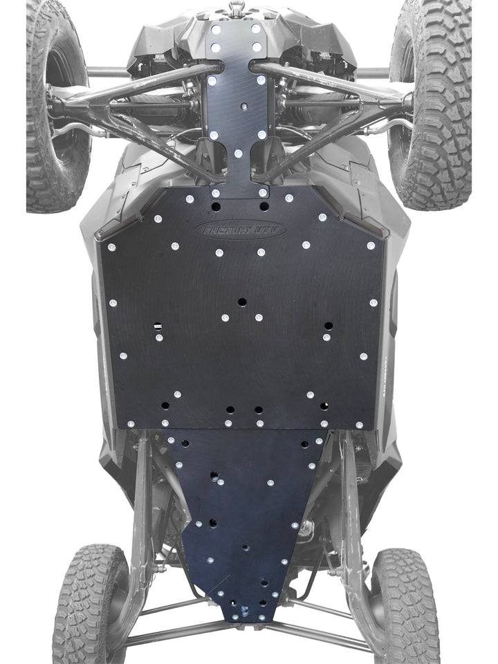Can-Am Maverick R UHMW Skid Plate by Factory UTV, front view