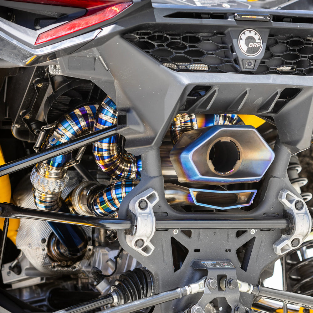 Can-Am Maverick R Titanium 3" E-Valve Mid Pipe Exhaust (Electronic Dump Valve) RPM Powersports