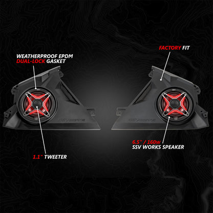 Can-Am Maverick R V-Spec 5 Speaker System SSV Works