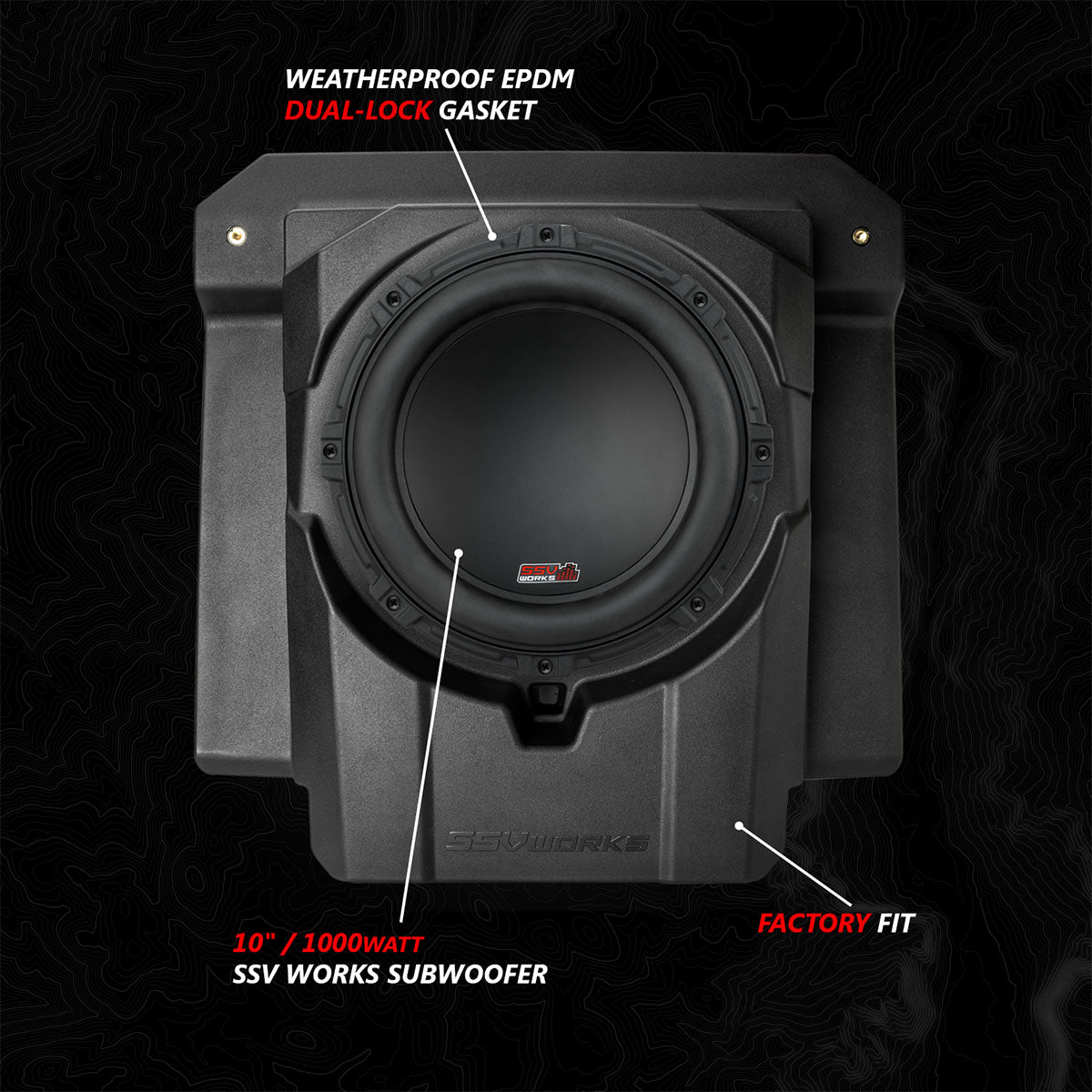 Can-Am Maverick R V-Spec 5 Speaker System SSV Works