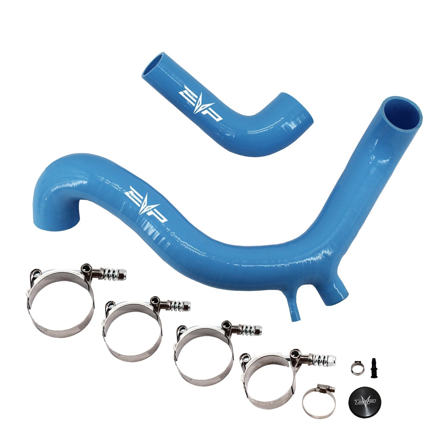Can-Am Maverick X3 (2020+) Silicone Charge Tubes Evolution Powersports Blue