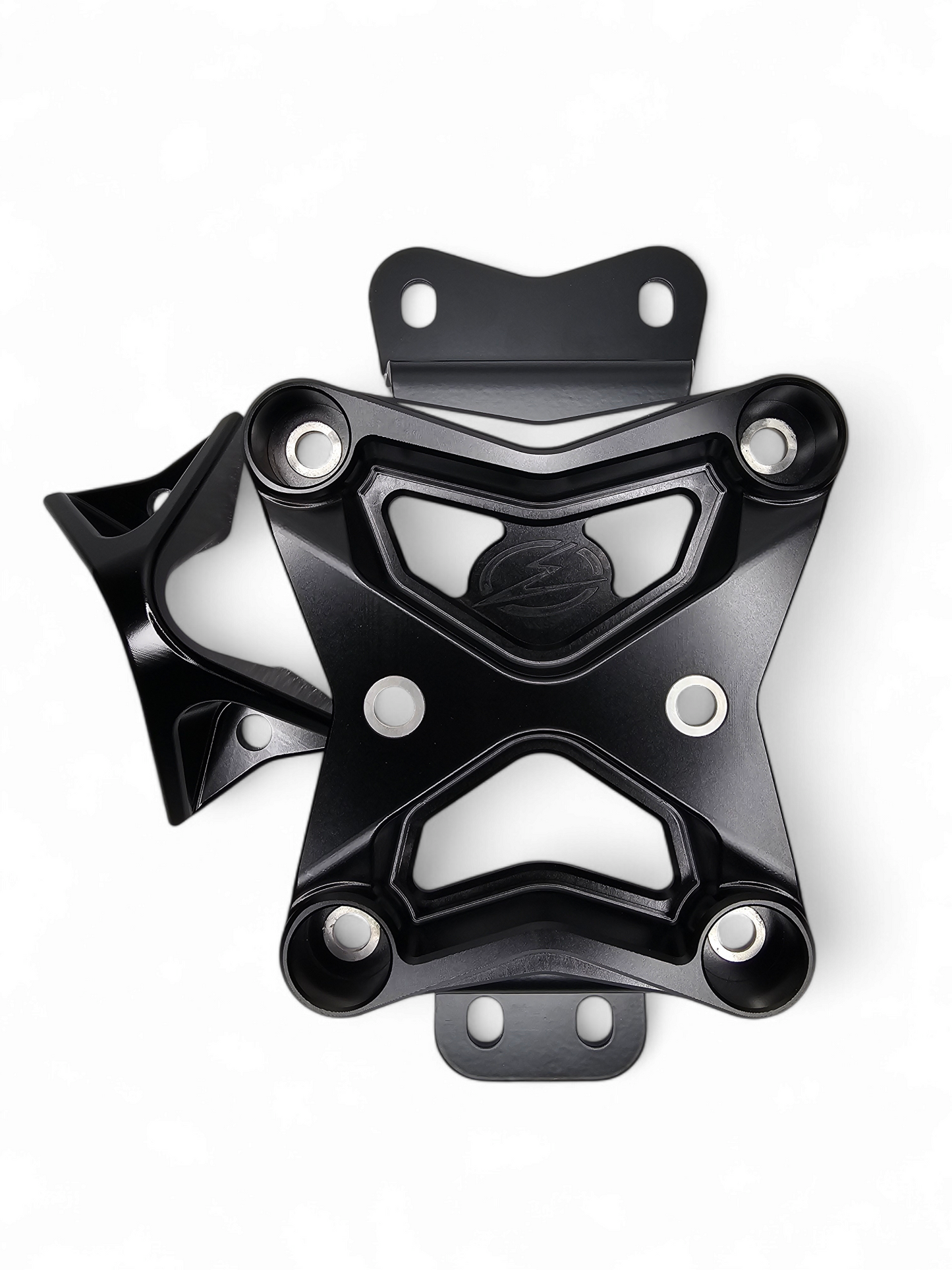 Can-Am Maverick X3 (2022+) Radius Rod Plate with Pull Hook (Black)