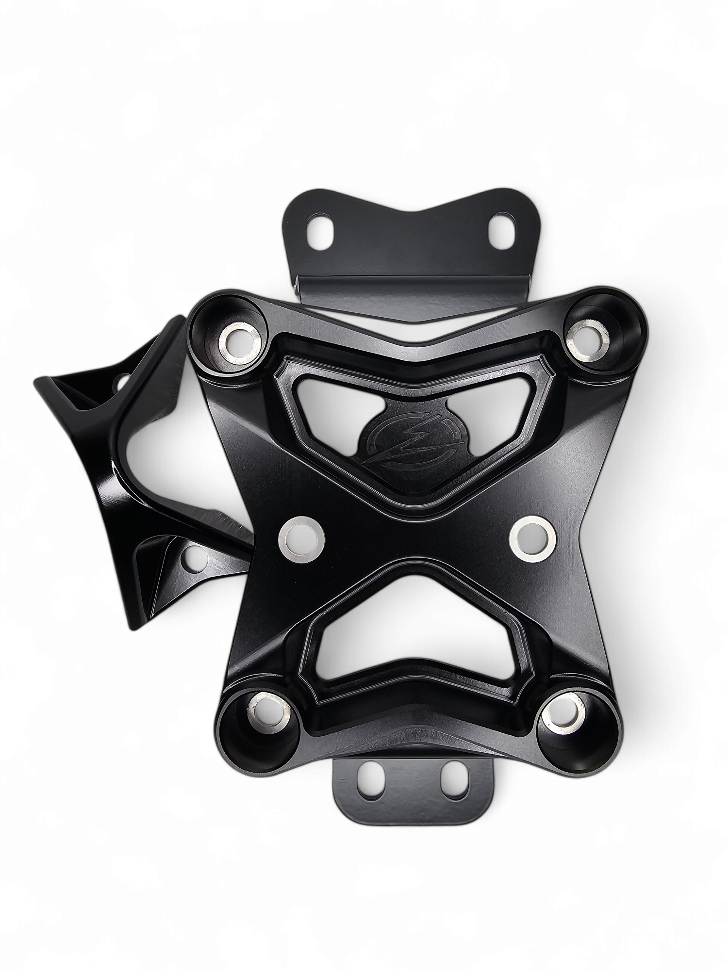 Can-Am Maverick X3 (2022+) Radius Rod Plate with Pull Hook (Black)