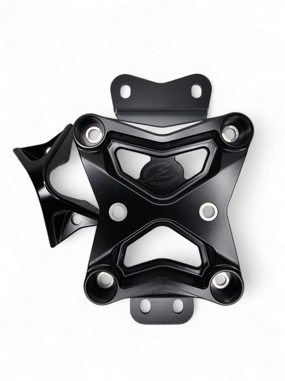 Can-Am Maverick X3 (2022+) Radius Rod Plate with Pull Hook (Black)