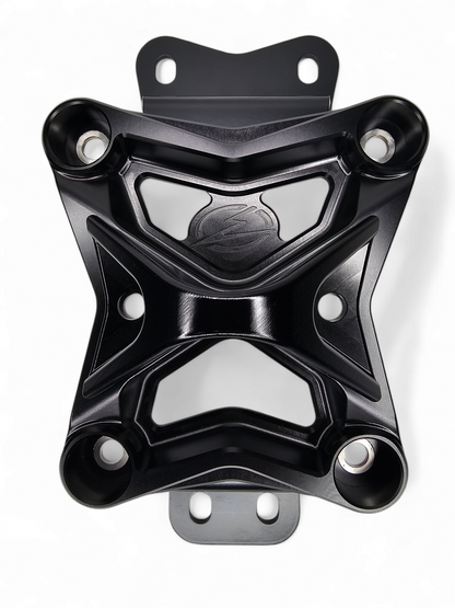 Can-Am Maverick X3 (2022+) Radius Rod Plate with Pull Hook (Black)