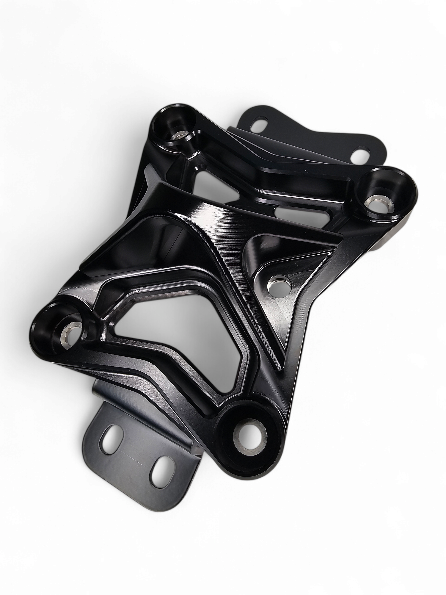 Can-Am Maverick X3 (2022+) Radius Rod Plate with Pull Hook (Black)