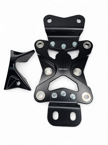 Can-Am Maverick X3 (2022+) Radius Rod Plate with Pull Hook (Black)