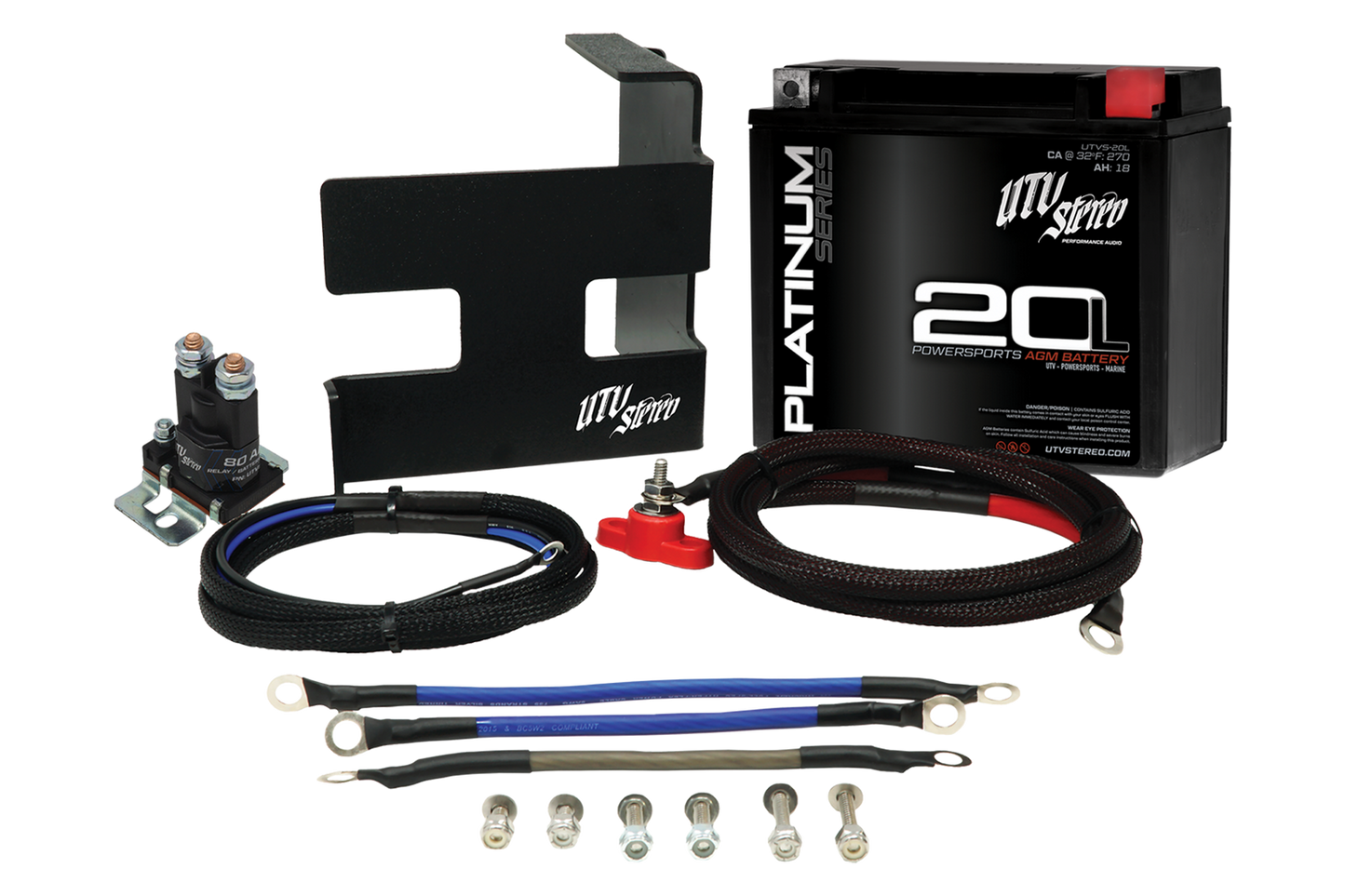 Can-Am Maverick X3 2nd Battery Kit UTV Stereo