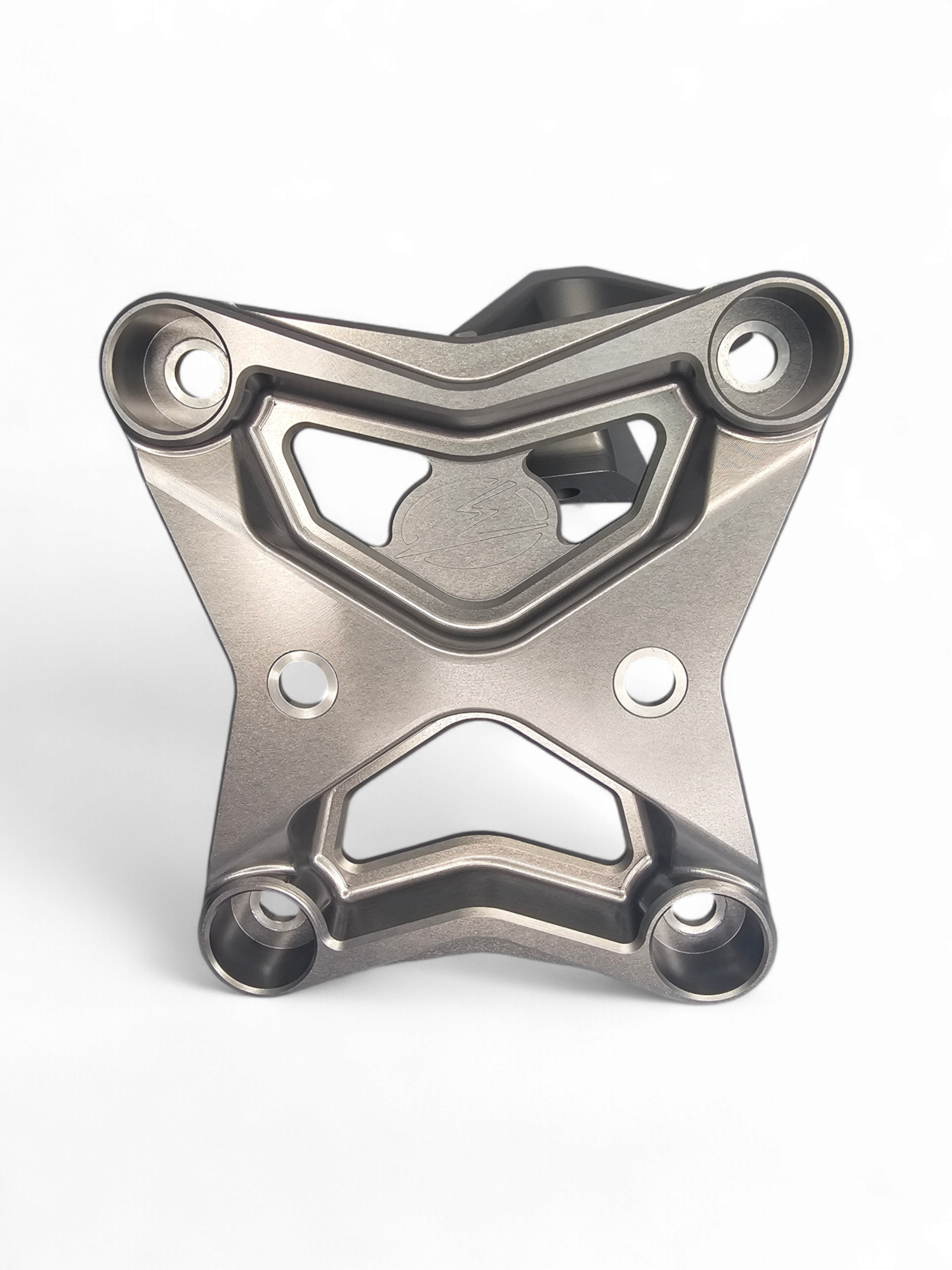 Can-Am Maverick X3 6-Bolt XL Radius Rod Plate with Tow Hook (Gun Metal)
