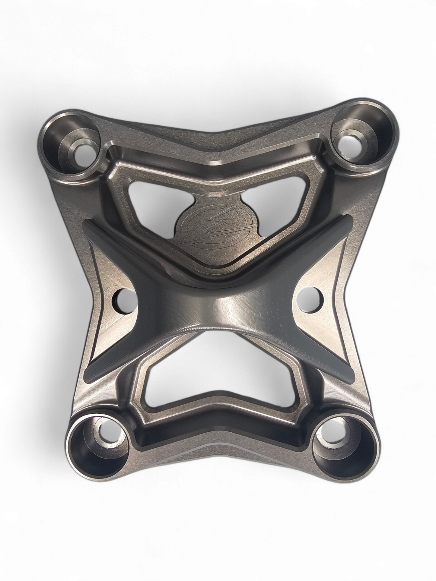 Can-Am Maverick X3 6-Bolt XL Radius Rod Plate with Tow Hook (Gun Metal)