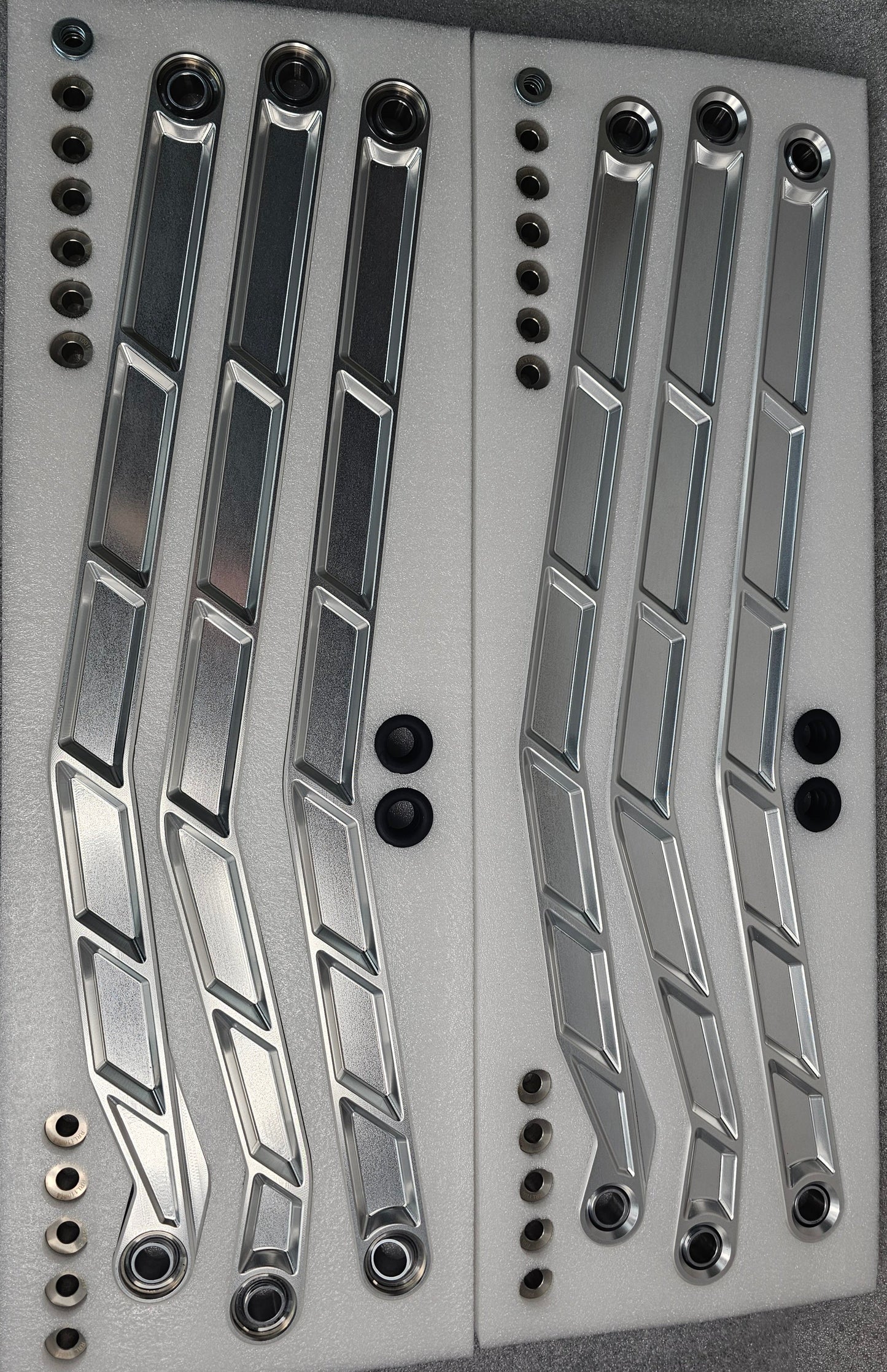 Can-Am Maverick X3 72" High Clearance Radius Rods (Silver)