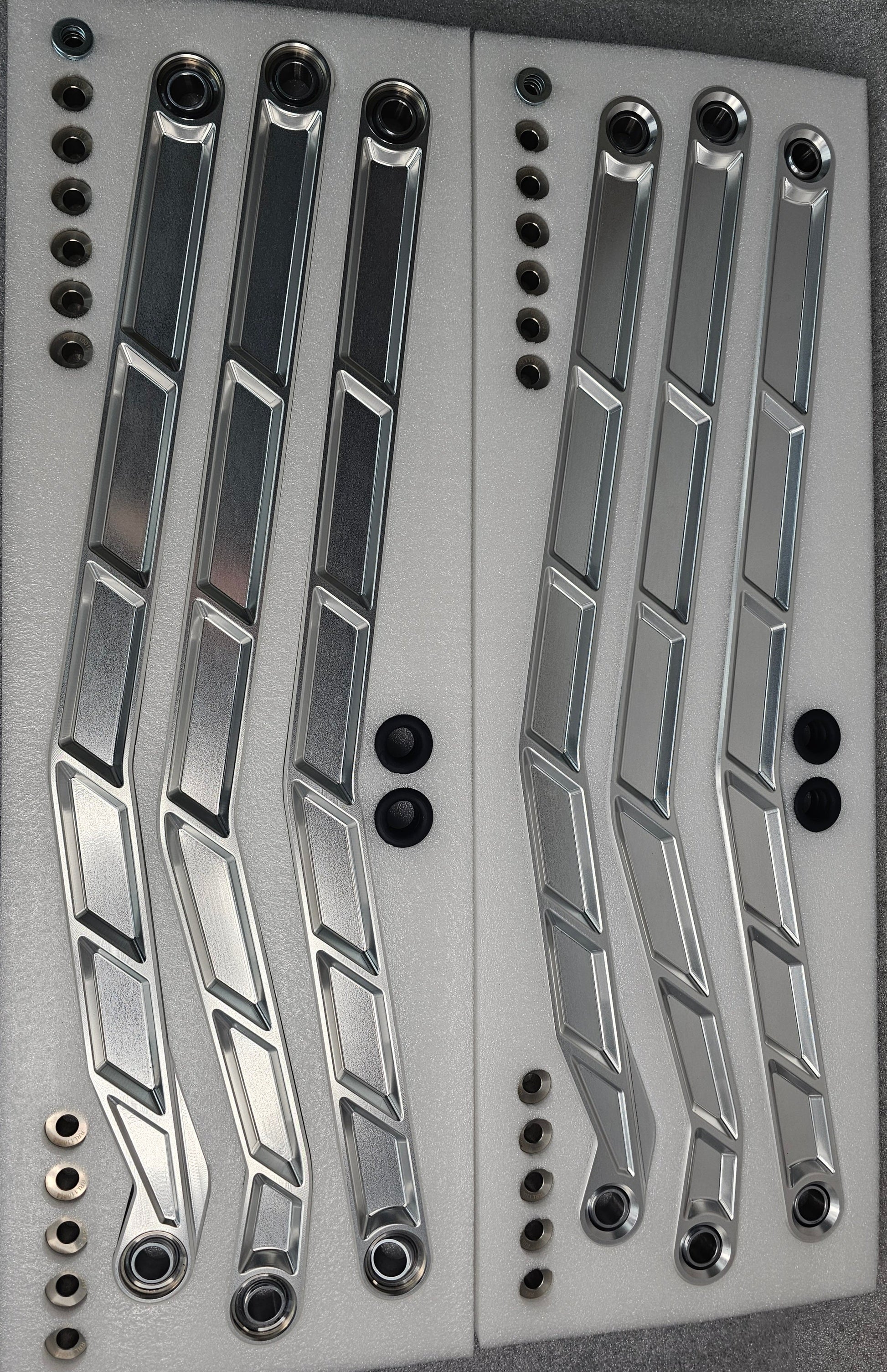 Can-Am Maverick X3 72" High Clearance Radius Rods (Silver)