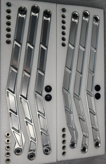 Can-Am Maverick X3 72" High Clearance Radius Rods (Silver)