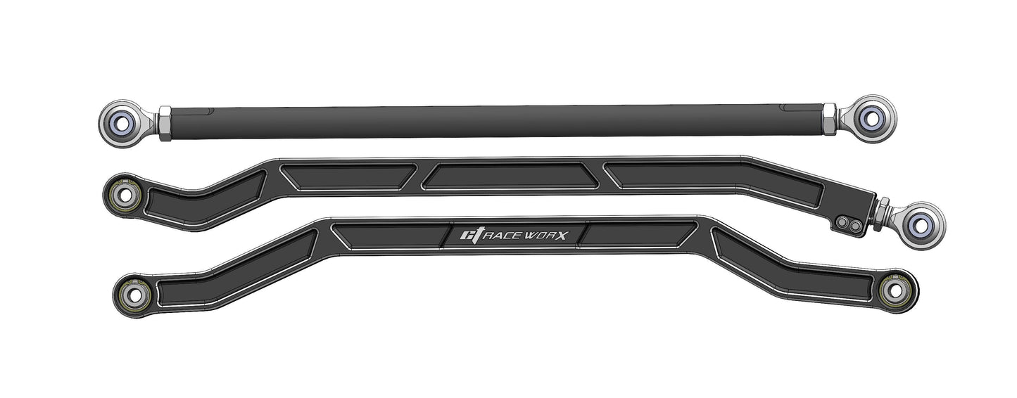 Can-Am Maverick X3 72" Tier 1 High Clearance Radius Rods CT Race Worx