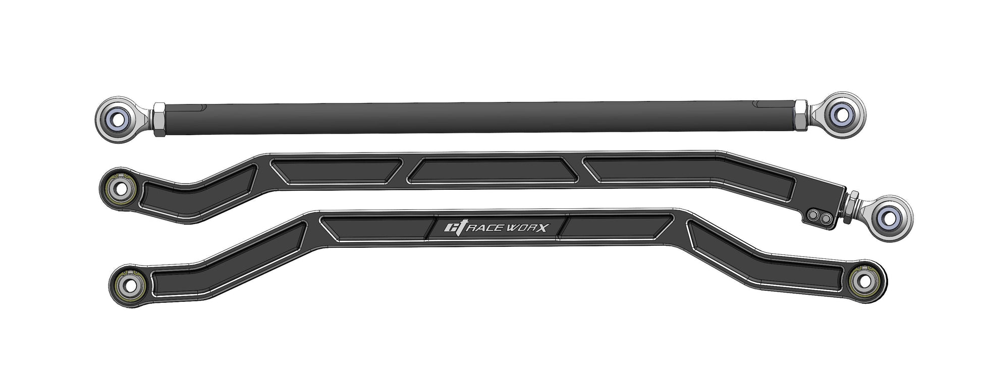 Can-Am Maverick X3 72" Tier 1 High Clearance Radius Rods CT Race Worx