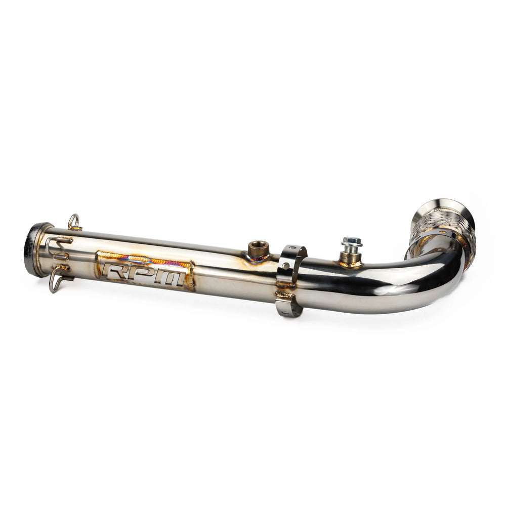 Can-Am Maverick X3 Big Mouth Cat Delete Bypass Mid Race Exhaust Pipe RPM Powersports