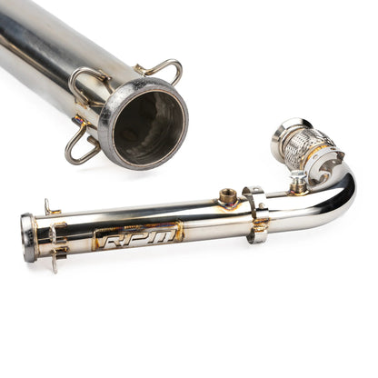 Can-Am Maverick X3 Big Mouth Cat Delete Bypass Mid Race Exhaust Pipe RPM Powersports