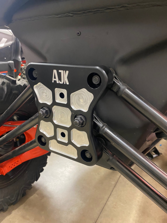 Can-Am Maverick X3 Billet Aluminum Radius Rod Plate AJK Offroad