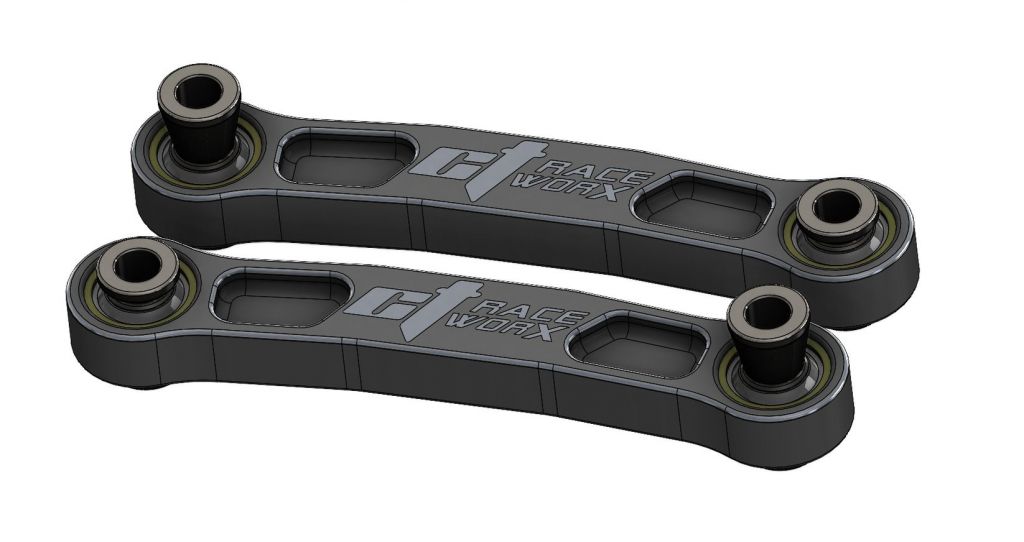 Can-Am Maverick X3 Billet Rear Sway Bar Links CT Race Worx