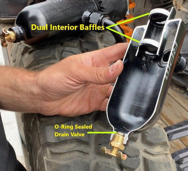 Can-Am Maverick X3 Dual Baffle Oil Catch Can RPM Powersports