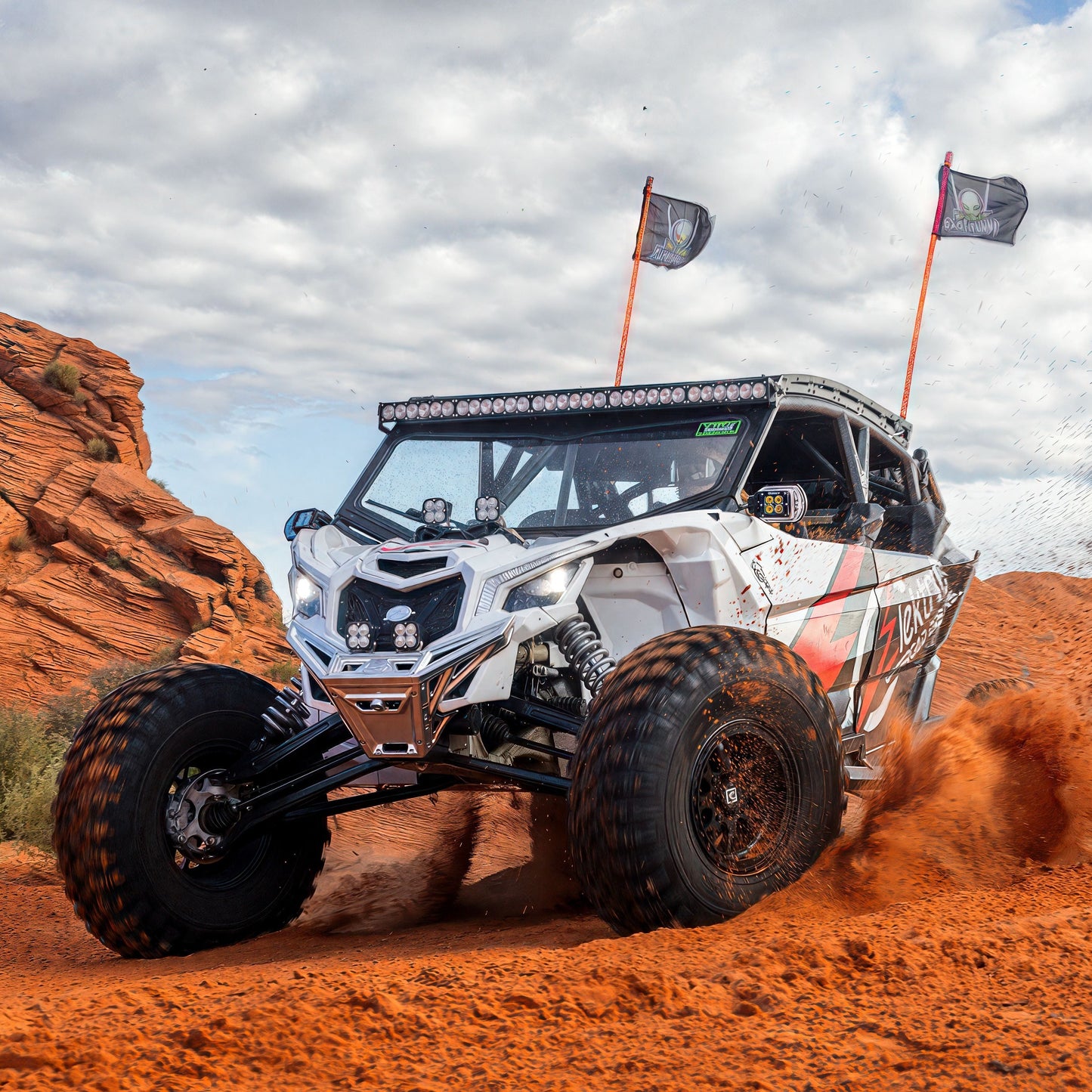 Can-Am Maverick X3 Front Winch Bumper (Clear Anodize)