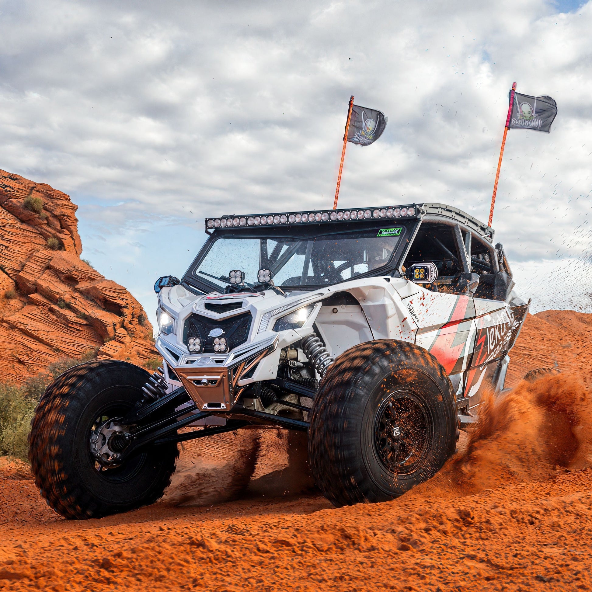 Can-Am Maverick X3 Front Winch Bumper (Clear Anodize)