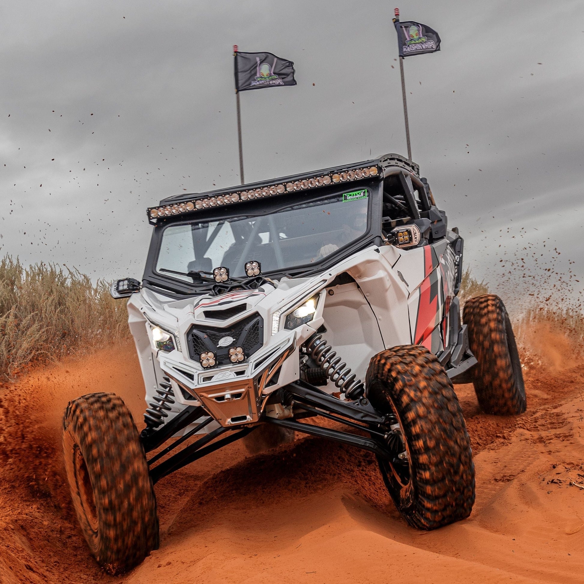 Can-Am Maverick X3 Front Winch Bumper (Clear Anodize)
