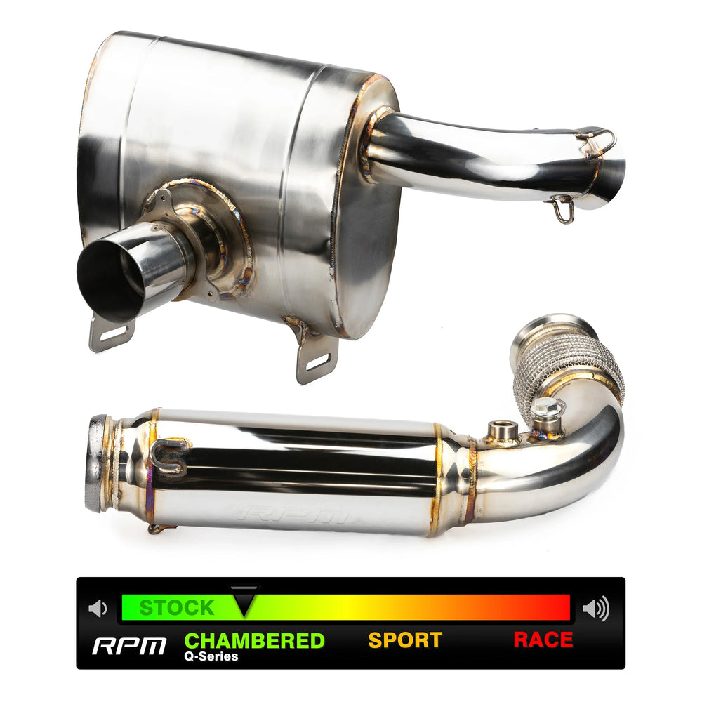 Can-Am Maverick X3 Full 3" Chambered Q-Series Turbo Back Exhaust System RPM Powersports
