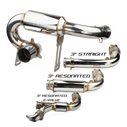 Can-Am Maverick X3 Full 3" Exhaust Monster Core Muffler & Mid Pipe RPM Powersports