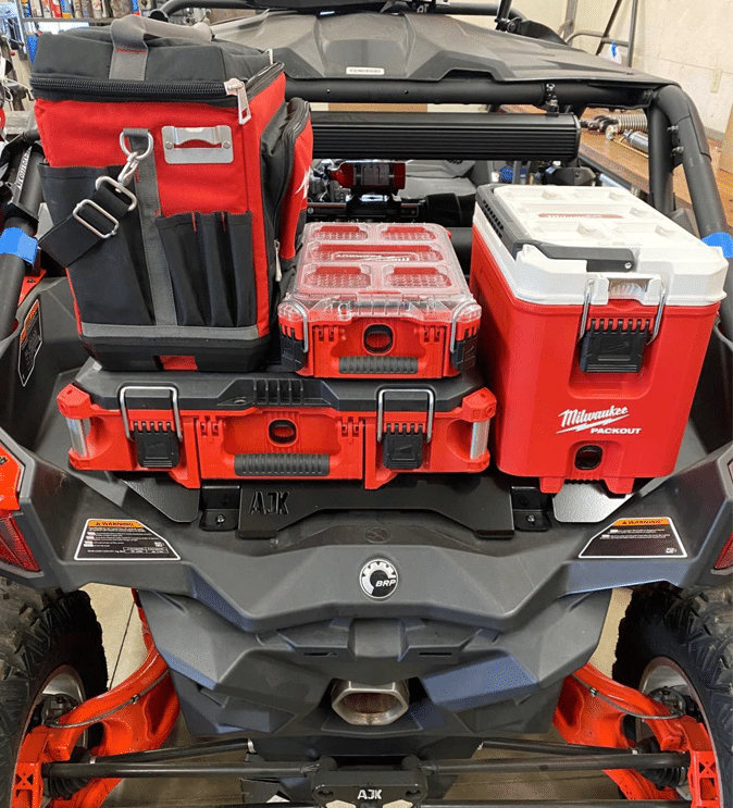 Can-Am Maverick X3 Milwaukee Packout Mount 1.5 AJK Offroad