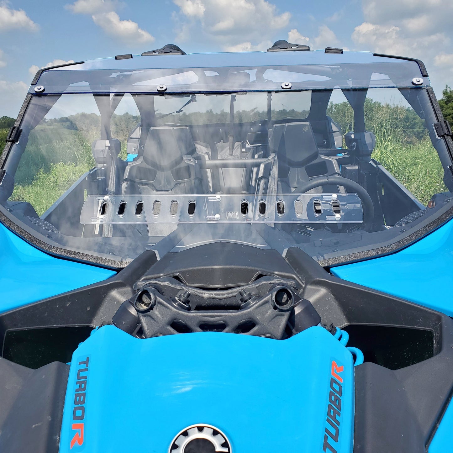 Can-Am Maverick X3 UTV Polycarbonate Windshield with Clear Visor | 3 Star UTV
