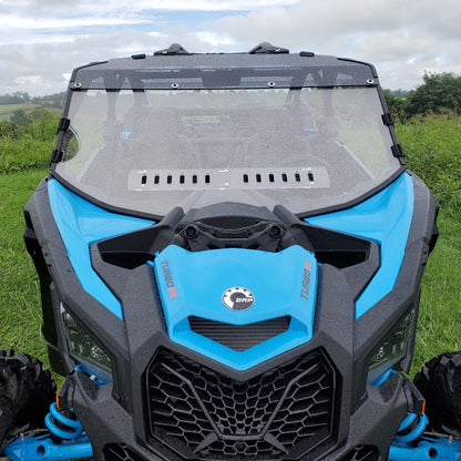 Can-Am Maverick X3 UTV Polycarbonate Windshield with Tinted Visor | 3 Star UTV