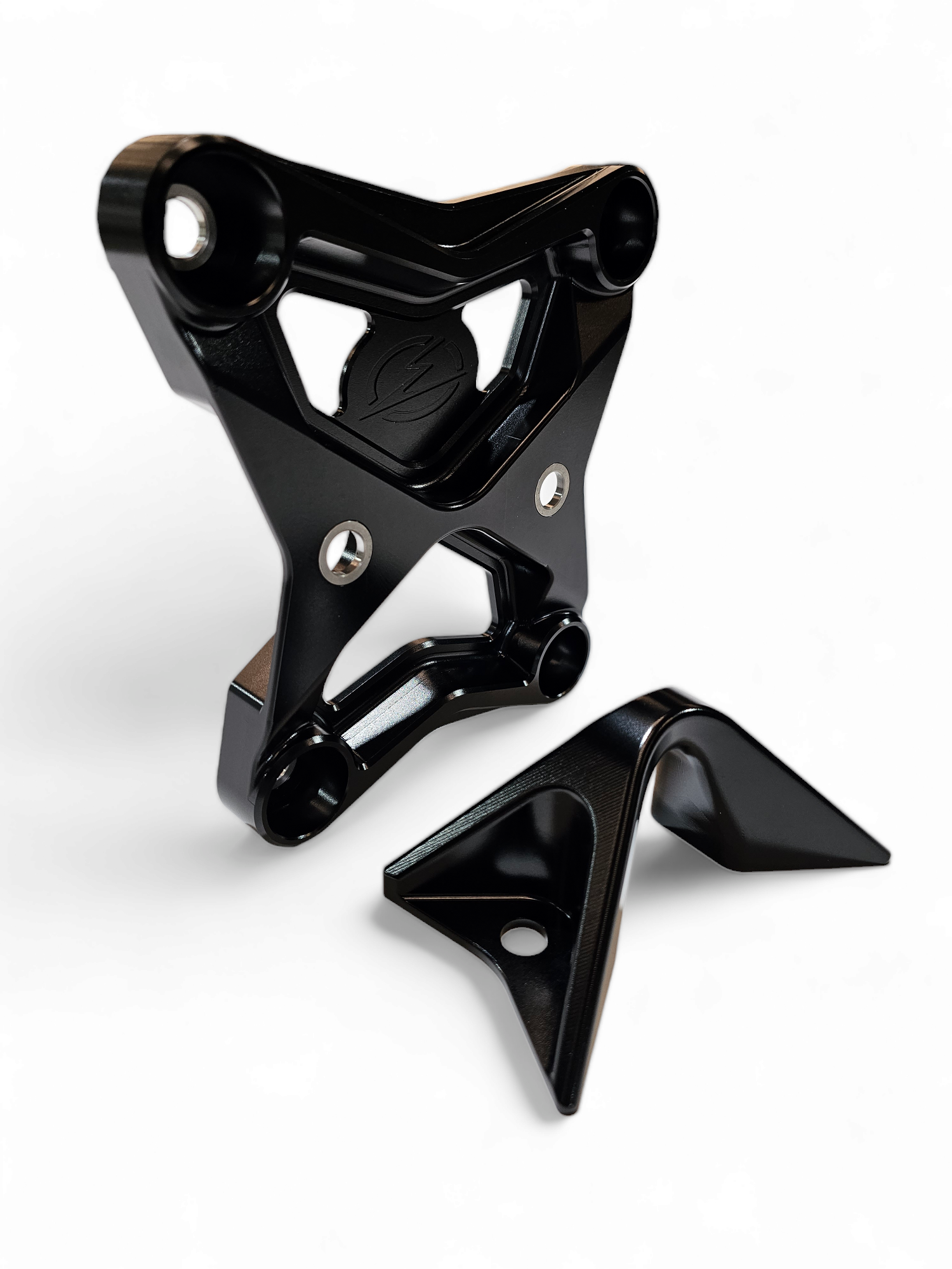 Can-Am Maverick X3 Radius Rod Plate with Tow Hook (Black)