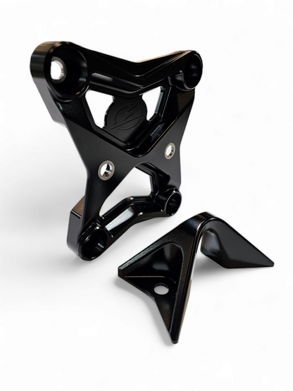 Can-Am Maverick X3 Radius Rod Plate with Tow Hook (Black)