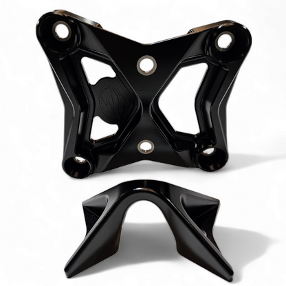 Can-Am Maverick X3 Radius Rod Plate with Tow Hook (Black)
