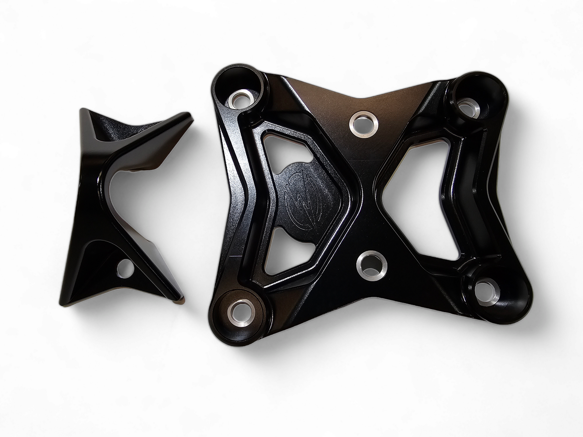 Can-Am Maverick X3 Radius Rod Plate with Tow Hook (Black)