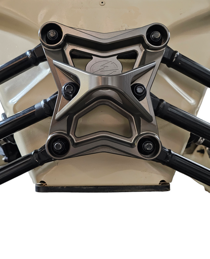 Can-Am Maverick X3 Radius Rod Plate with Tow Hook (Gun Metal)