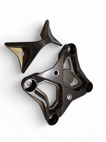 Can-Am Maverick X3 Radius Rod Plate with Tow Hook (Gun Metal)